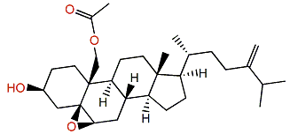 5b,6b-Epoxyergost-24(28)-en-3b,19-diol 19-monoacetate